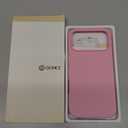 GONEZ Magnetic for iPhone 17 Pro Max Case, [Compatible with MagSafe] Anti-Scratch Microfiber Lining & Screen Protector, Silicone Camera Control, Shockproof Slim Phone Cover 6.9 inch, Pastel Pink