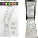 Universal Garage Door Opener Keypad for Liftmaster Chamberlain Craftsman Wayne Dalton Openers Produced Since 1993, Wireless Keypad Keyless Entry, Replaces 877/878MAX 377/977/877/66LM, Safe Security