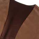 SOFIA'S CHOICE Women Fringe Vest Cowgirl Western Hippie Faux Suede Tassel Rave Outerwear Brown X-Large