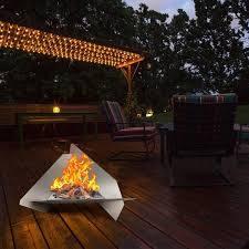 Portable Square Fire Pit, 22 Inch Outdoor Collapsible Plug Firepit for Camping, Backyard, Patio, Portable Indoor Outdoor BBQ Accessories for Wood Burning with Storage Bag, Stainless Steel