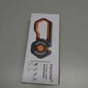 6-Stage Knife Sharpener - Premium Kitchen Knife Sharpeners - Adjustable Handheld Manual Knife Sharpeners for Kitchen Knives, Scissor and Chef Knife.Easy for beginners to use (ORANGE)