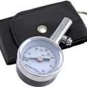 Bell Automotive 22-5-08720-M Monkey Grip Mini Dial Tire Gauge with Bleeder, Black, One Size