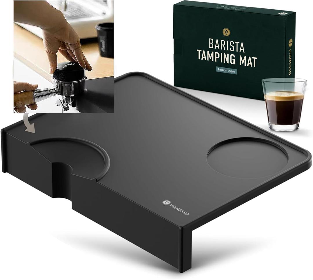 Espresso Tamping Mat Silicone  Non-Slip Coffee Tamper Mat for Espresso Machine & Countertop | Barista Tamping Station Pad, Protective Espresso Mat for Home & Caf
