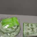 Havawish 96 Pcs Frog Birthday Decoration Green Bow Paper Plates and Napkins Coquette Baby Shower Party Supply Frog Themed Party Plates for 24 Guests Birthday Baby Shower Cute Summer Tableware