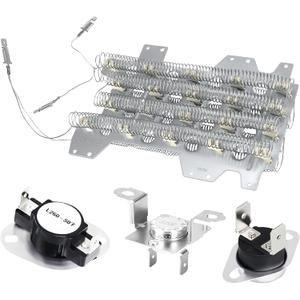 Dryer Heating Element Kit for 3 Wire sam-sung DVE45R6300V/A3 DVE52M7750V/A3 DVE52M8650V/A3 DVE54R7600C/A3 DVE60M9900V/A3 DVE50R8500V/A3 DVE52M7750W/A3 DVE54R7600W/A3 DVE55A7300E/A3 DV45K6500EV/AC