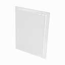 10" x 13" White ABS Plastic Plumbing Access Panel - Wall Access Panel for Drywall - Wire Cover for Wall Covering Panels - Electricity, Heating Alarm, Bathroom Ceiling Or Wall Hole Cover