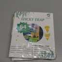 2 Packs LFSYS 64 Pcs Sticky Traps for gnat, Yellow Sticky Fruit Fly Traps for Indoors Plants, Indoor Safe for Gnat, Fruit Fly, White Fly, Aphid, Leaf Miner