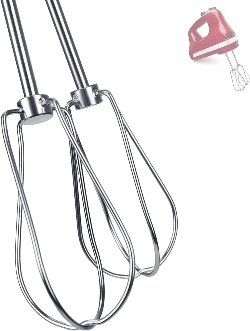 2 x W10490648 Hand Beaters Attachments for kitchenaid Hand Mixer