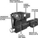 Wilton ATV All-Terrain Truck Hitch Vise, 6" Jaw Width, 5-3/4" Max Jaw Opening, 5" Throat (10010)