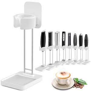 DERGUAM Milk Frother Stand, Milk Frother Holder [Standing or Hanging]  for Multiple Types Handheld Frother, Durable Whisk Stand Ideal