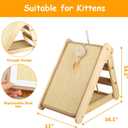 Cat Sisal Scratching Ramp Cats Scratching Post Kitten Scratcher Ramp Sisal Scratcher Posts for Indoor with Cat Teaser