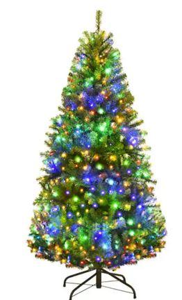 4 ft. Pre-Lit Artificial Christmas Tree with 100 LED Lights