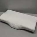 Derila Cervical Queen Size Pillow for Sleeping - Support Pillow for Side, Back, Stomach Sleepers - Contour Best Bed Pillows for Sleeping (1 Pillow | White)