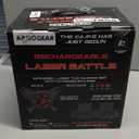 ArmoGear Set of 4 Laser Tag Guns with Vests - Laser Tag Set for Kids and Adults - Toy Guns with 150 ft Range, Night Vision, Invisibility Mode - Battery Operated - Multiplayer Outdoor Game for Ages 8+