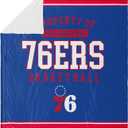 FOCO Philadelphia 76ers NBA Sherpa Fleece Blanket - 60" x 70"