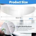 2 Pcs Highlight Traffic Light Stoplight Viewer Fresnel Lens for Easily See Traffic Lights