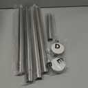 Telescopic Stainless Steel Curtain RodExtendable Rail PoleAdjustable Window Curtain Hanger Spring Tension Window Rods, Bathroom Hanging Rod,Shower Curtain RodSilver, 153~260cm