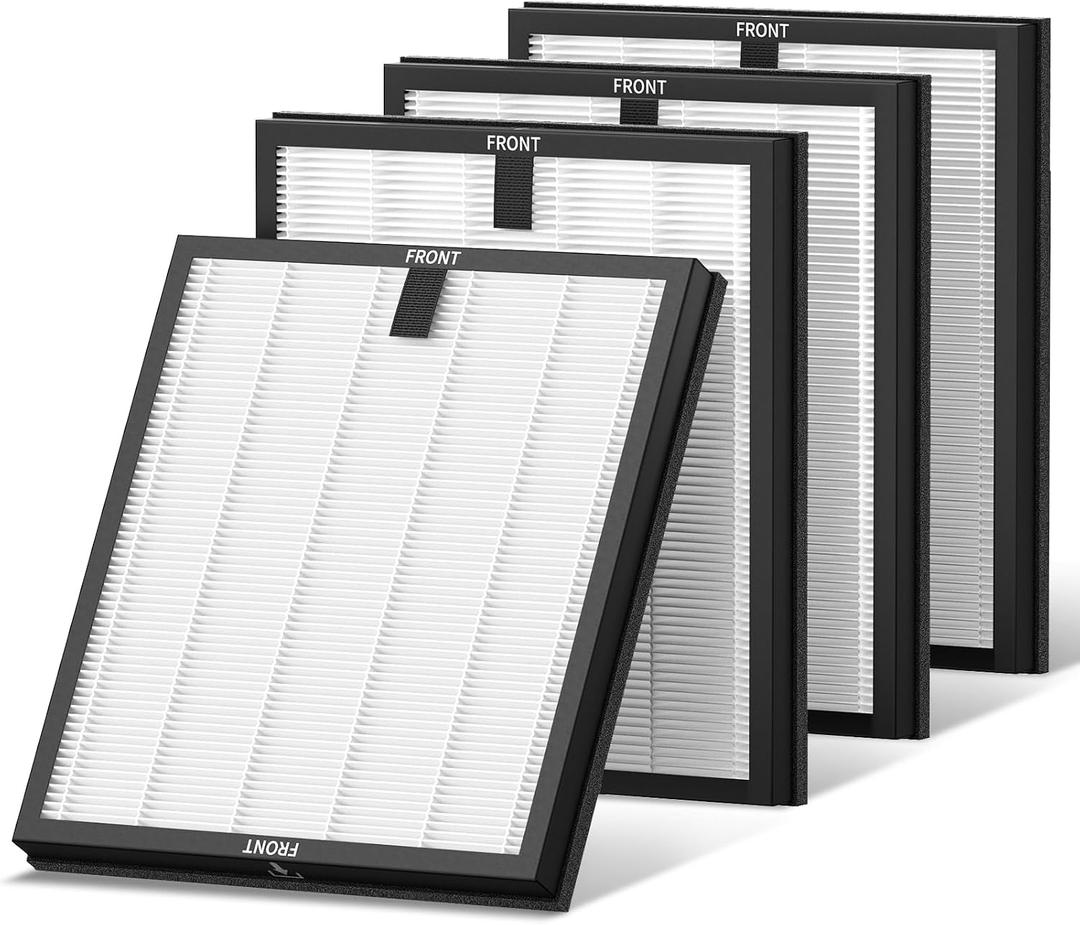 4 Pack HY4866 Replacement Filters for MORENTO/WESTHEY HY4866 Air Purifier