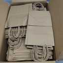 vanhel 120 pack Kraft Paper bags with Handles,Assorted Sizes Gift Bags Bulk Kraft Paper Bags, Weeding,Birthday, Favor,Party,Retail Merchandise Bags, Brown