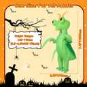Mantis Costume For Adults,Funny Inflatable Costumes,Halloween Blow up Insect Costume for Women Men Cosplay Parties (Green)