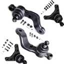 SCITOO 4pcs RWD Front Suspension Kit Lower Upper Ball Joints Kit Fit 1995-2004 For Toyota For Tacoma