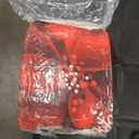 WeCozy King Size Comforter Set with 2 Pillowcases, Red Christmas Pine Snowflake Tree Soft 3 Pcs Bedding for Kids and Adults Bedroom Bed Decor