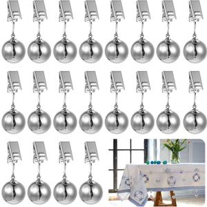 Pack of 10 Heavy Duty Tablecloth Weights Stainless Steel Windproof Weights for Outdoor Curtains, Flags, Picnics, Weddings, and Parties