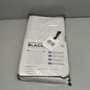 100% Blackout Shield Linen Blackout Curtains for Bedroom 96 Inches Long, Back Tab/Rod Pocket Living Room Drapes, Thermal Insulated Blackout Curtains 2 Panels Set, 50" W x 96" L, Beige