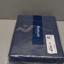 Bedsure Duvet Cover Queen Size - Soft Double Brushed Bedding Set for Kids & Adults, Zipper Closure, 3 Pieces, Includes 1 Duvet Cover (90"x90") & 2 Pillow Shams, NO Comforter, Navy Blue