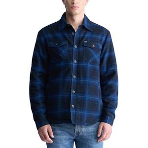 Buffalo David Bitton Men's Shirt Style Shacket Jacket, Black, X-Large