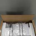 Dokser Wine Rack Wall Mounted 2 Tier Shelf, Wall Wine Rack with Rustic Wood & Industrial Iron Frame, Wine Bottle Holder for Kitchen, Dining Room, Home Bar Decor (Black) (Short)