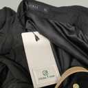 Business Casual Shirt Dress for Women Long Sleeves Pleated Midi Dresses with Belt (X-Large, Black)