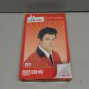 fun shack 50's Men's Black Wig with Sideburns, 1950s Costume Wig for Men, Retro Black Wig for Boys, One Size