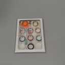 Snyeest 9 Pack Cover Compatible for Oura Ring 4/Gen 3 Heritage/Gen 3 Horizon,(NOT Compatible with Oura 4 Ceramic),Charging Directly,Rugged TPU Elastic Finger Protector for Workout Women Men-Size 6