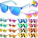 Party Favors Kids Sunglasses Bulk - 16 Packs Neon Sunglasses for Kid Age 3-8, UV400 Protection Party Sunglasses Goodie Bags Stuffers for kids Birthday Party Supply, End of the Year Gifts For Students