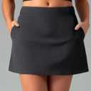 Colorfulkoala Skirts for Women High Waisted A Line Tennis Golf Athletic Casual Mini Skorts with Pockets and Built-in Shorts