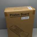 Pilates Board,Multifunctional Rebound Abdominal Board,Foldable Pilates Reformer Set, Ab Core Trainer Machine,Ab Exercise Board,Abs Workout Equipment for Women Home Gym Equipment (Purple)