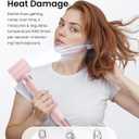 5 in 1 Hot Air Styler Wrap - High-Speed Hair Dryer, Volumizing Brush with Auto Curlers, Fast Drying & Frizz-Free Styling Straightening, No Heat Damage, Includes Travel Bag, Gift for Women