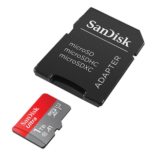 SanDisk  Ultra microSDXC UHS-I Memory Card with Adapter - Up to 150MB/s, C10, U1, Full HD, A1, MicroSD Card - SDSQUAC-256G-GN6MA