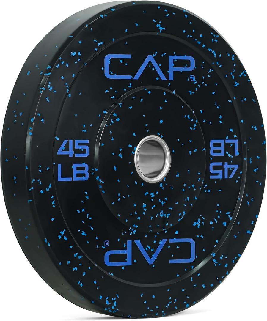 CAP Barbell Rubber Olympic Bumper Plate | 45 LB