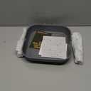 SENSARTE Nonstick Grill Pan for Stove Tops, Versatile Griddle with Pour Spouts, Square Big Cooking Surface, Durable Skillet Indoor & Outdoor Grilling. PFOA Free, 9.5 Inch (Gray Granite)