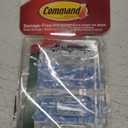 Command Outdoor Rope Light Clips, 12 Hooks and 16 Command Strips, Damage Free Hanging Christmas Decorations with Weather Resistant Strips, Wall Clips for Hanging Outdoor Lights and Cable Management