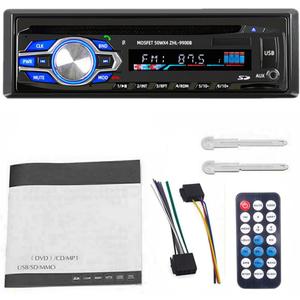 1 Din 12V Car Radio, VCD DVD CD Player Vehicle MP3 Stereo Player, Audio Stereo Receiver Support Bluetooth/FM/SD/USB/AUX/U Disk