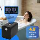 Whole House Water Pressure Booster Pump,4/5HP 110V AC Permanent Magnet Motor, Compact Design for Home, Apartment, Villa, and Shower