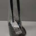 MR.SIGA Toilet Plunger and Bowl Brush Combo for Bathroom Cleaning, Black, 1 Set (One Size)