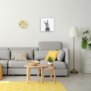 2 x daktenn Bunny Wall Art Lovely Rabbit Posters for Baby Room Easter Artwork Nursery Wall Decor Easter Wall Art Rabbit Pictures Wall Decor Bunny Pictures for Bathroom Bedroom 14x14 Inches