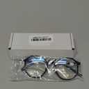 Fashion Oversize Myopia Glasses for Men Women Lightweight Nearsighted Distance Glasses (Black, -1.5 Diopters)