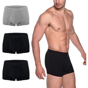 Washable Absorbency Urinary Incontinence Underwear for Men Bladder Leakage Protection Boxer Briefs, 3 Pack, Small