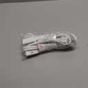 TiFFCOFiO Indoor Extension Cord, 2 Prong 6 Feet Extension Cord, 3 Polarized Outlets with Safety Slide Windows,13A/1625W, 16 AWG, 2 Packs