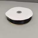 TONIFUL 1 Inch x 100yds Black Satin Ribbon, Thin Solid Color Satin Ribbon for Gift Wrapping, Crafts, Hair Bows Making, Wedding Party Decoration, Sewing, Halloween, Floral Bouquets, Christmas